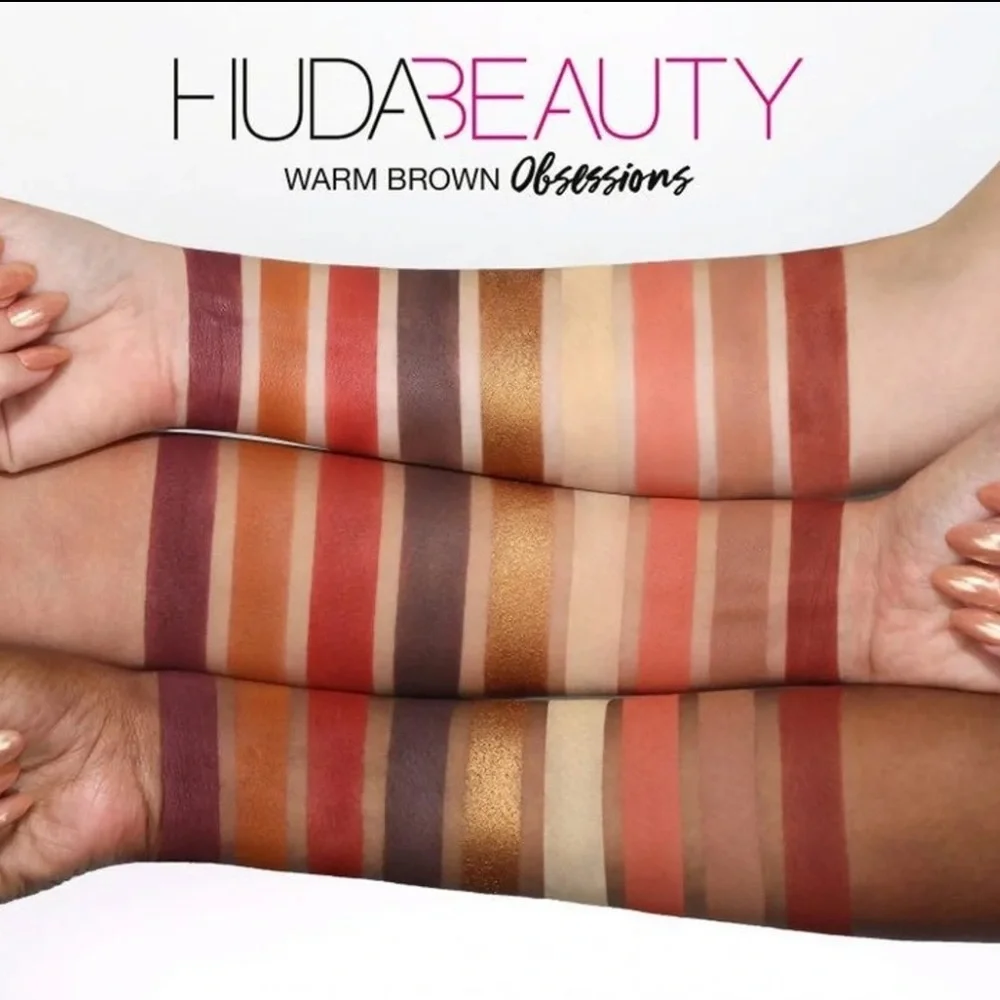 ✨ HUDA BEAUTY Warm Brown Obsessions Eyeshadow Palette